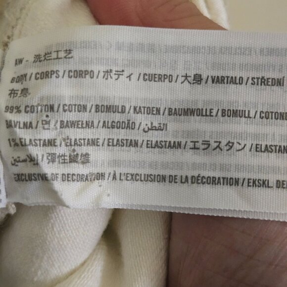 Abercrombie & Fitch 90's Straight Ultra High Rise Curve Love Carpenter Size 33 - Picture 6 of 6